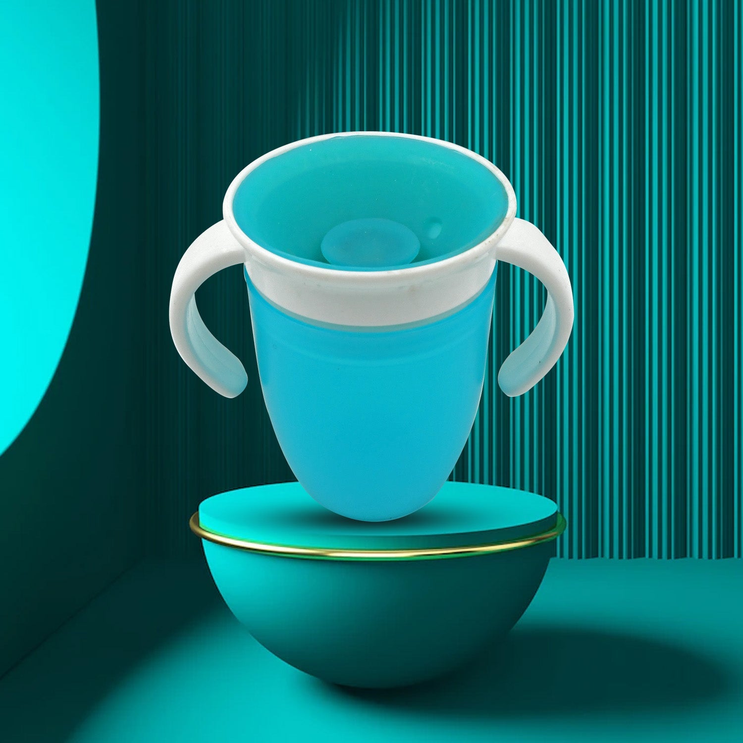 360d Magic Cup, Baby and Sippy Cup, Water and Weaning Cup 6+ to 12 Months, 7 oz/207 ml, Doidy Cup - Training Sippy Cups - Use from 3-6 Months to Toddler (1 Pc 207ML) 360d Magic Cup, Baby and Sippy Cup, Water and Weaning Cup 6+ to 12 Months, 7 oz/207 ml, Doidy Cup - Training Sippy Cups - Use from 3-6 Months to Toddler (1 Pc 207ML)